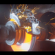 Illustration for article titled Testing a 3D-Printed Bugatti Brake Caliper Is Surprisingly Beautiful to Watchem/em